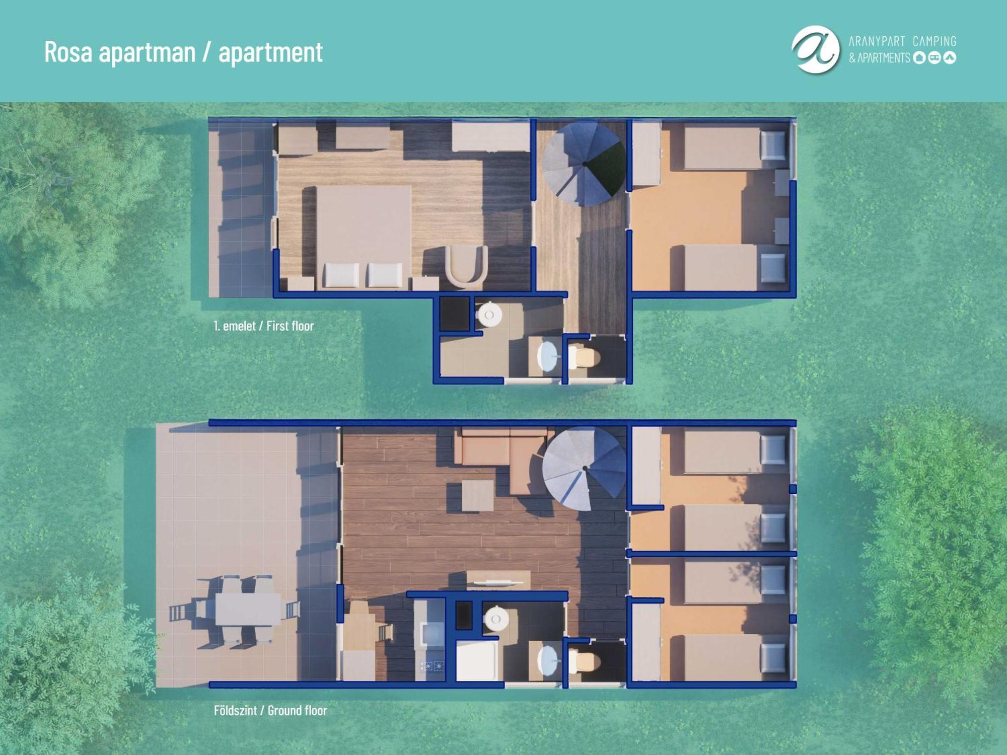 Aranypart Camping & Apartments Шиофок Экстерьер фото