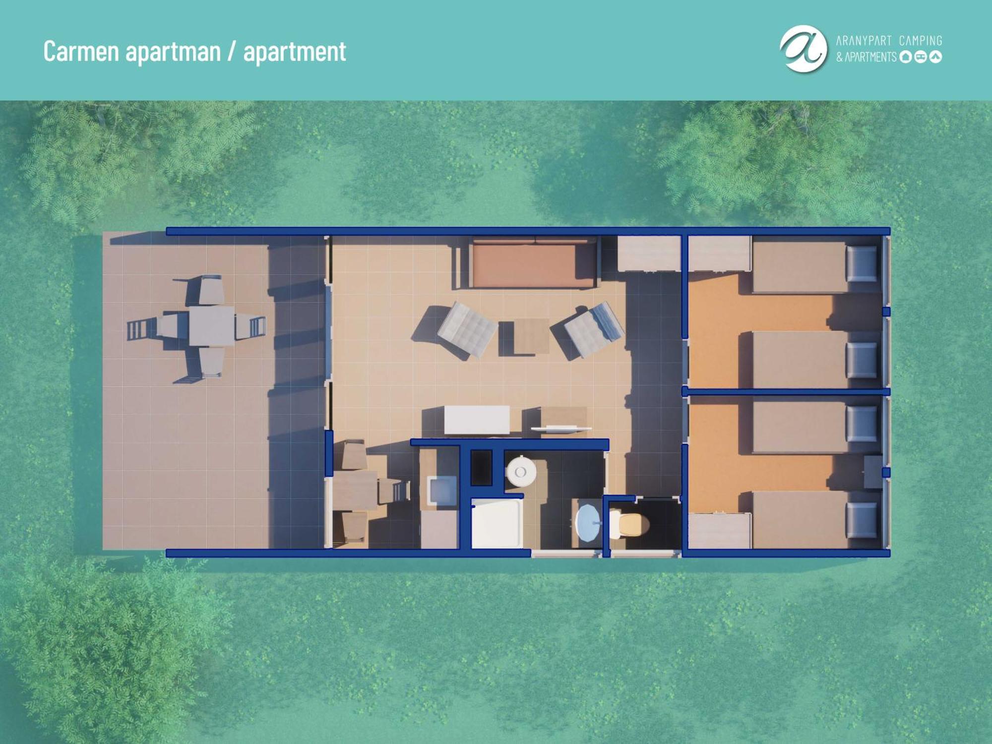 Aranypart Camping & Apartments Шиофок Экстерьер фото